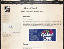 Tablet Screenshot of gracechurchgrantsburg.org